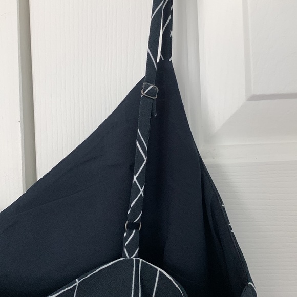 Navy Window Pane Camisole Blouse - Banana Republic - Picture 3 of 4